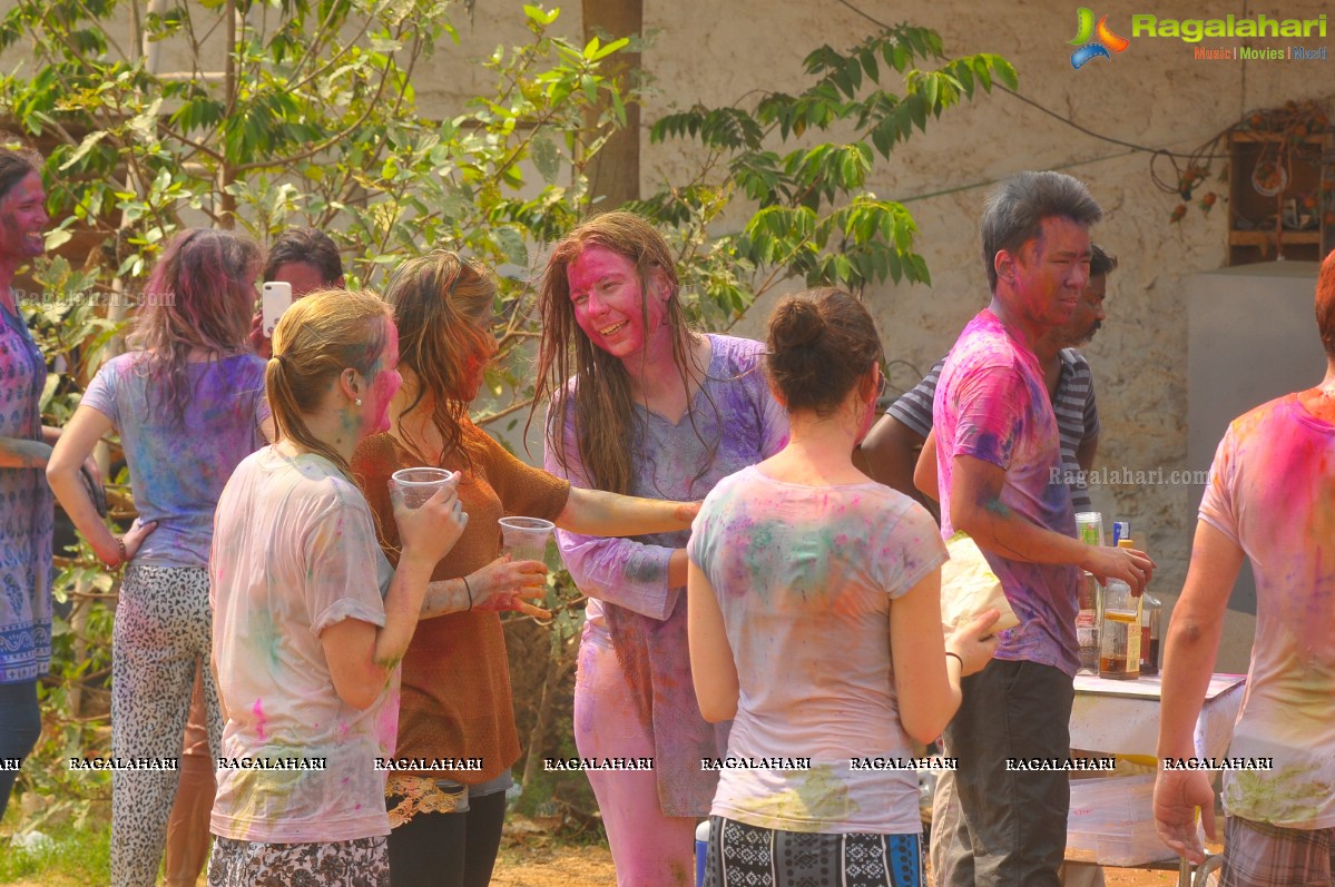 Holi Celebrations 2015 at Bhoot Bhavan, Hyderabad