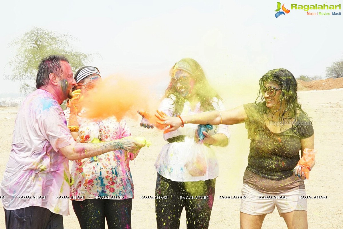 Holi Celebrations 2015 at Bhoot Bhavan, Hyderabad