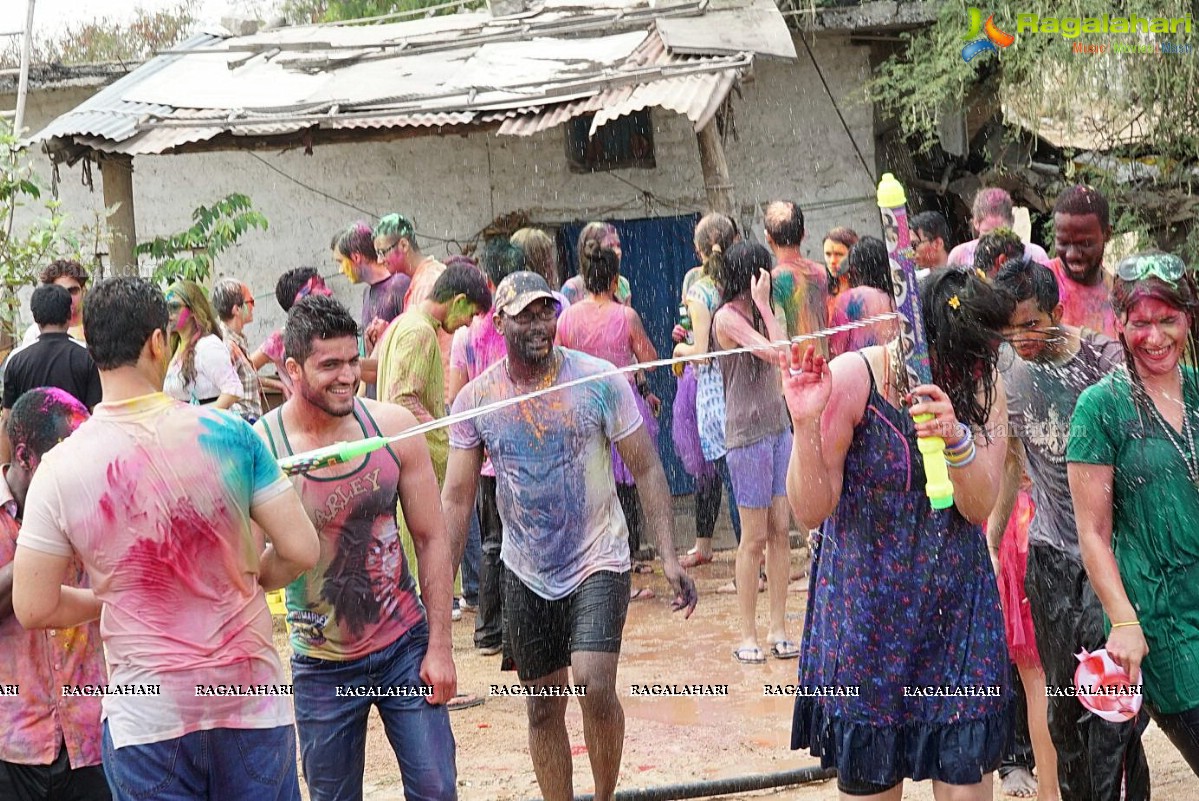 Holi Celebrations 2015 at Bhoot Bhavan, Hyderabad