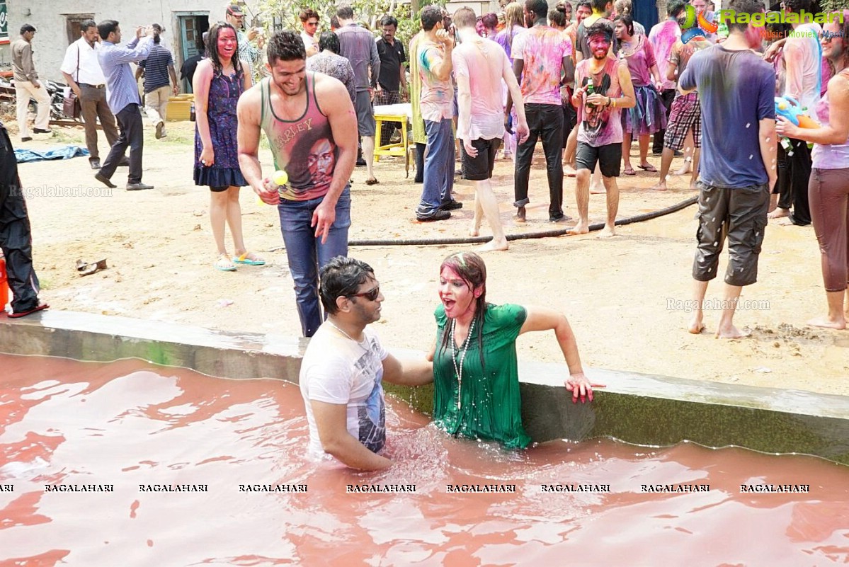 Holi Celebrations 2015 at Bhoot Bhavan, Hyderabad