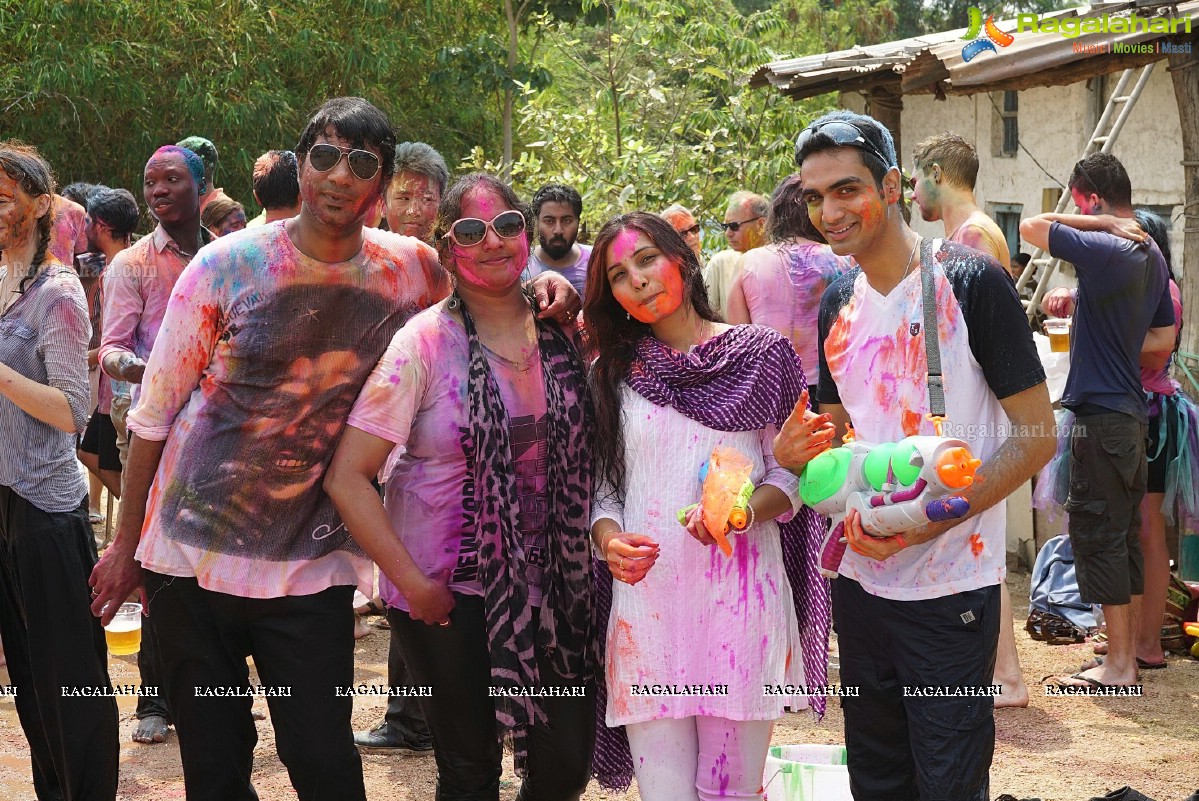 Holi Celebrations 2015 at Bhoot Bhavan, Hyderabad