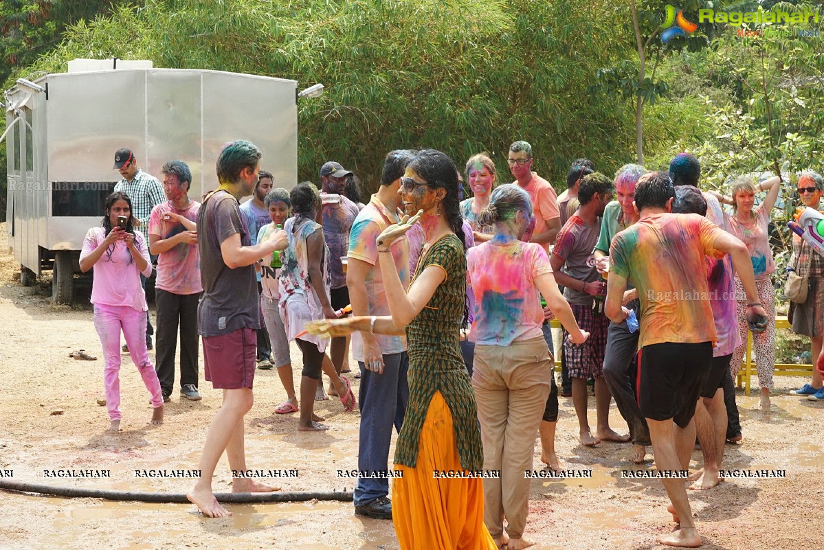 Holi Celebrations 2015 at Bhoot Bhavan, Hyderabad