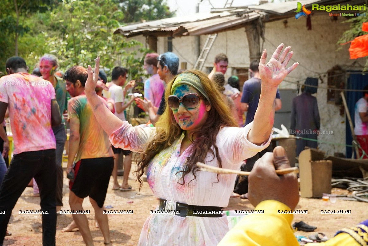 Holi Celebrations 2015 at Bhoot Bhavan, Hyderabad