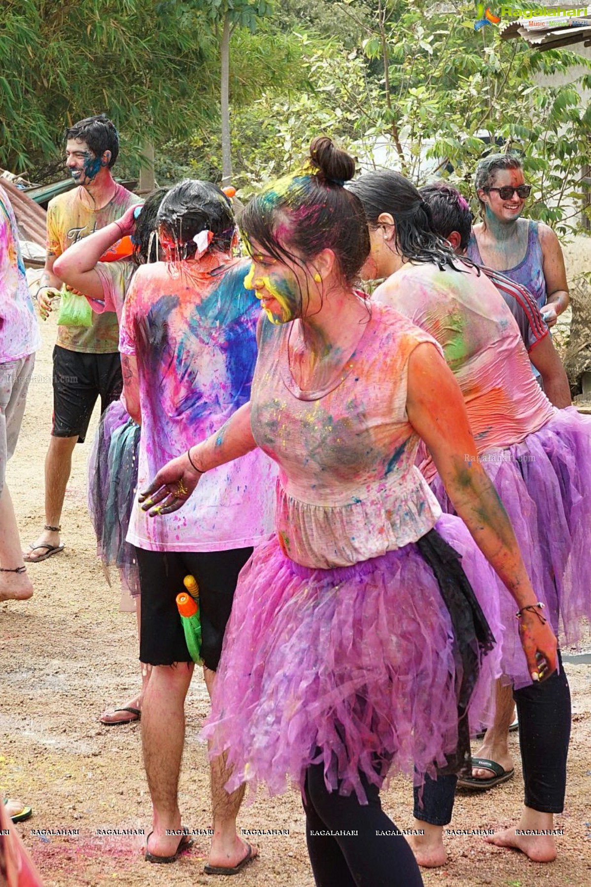 Holi Celebrations 2015 at Bhoot Bhavan, Hyderabad