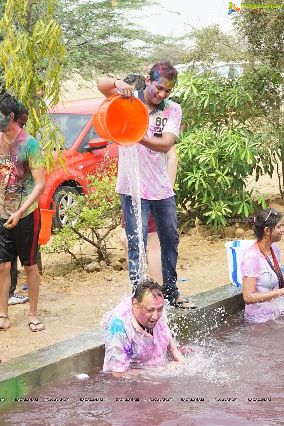 Holi Celebrations 2015 at Bhoot Bhavan, Hyderabad