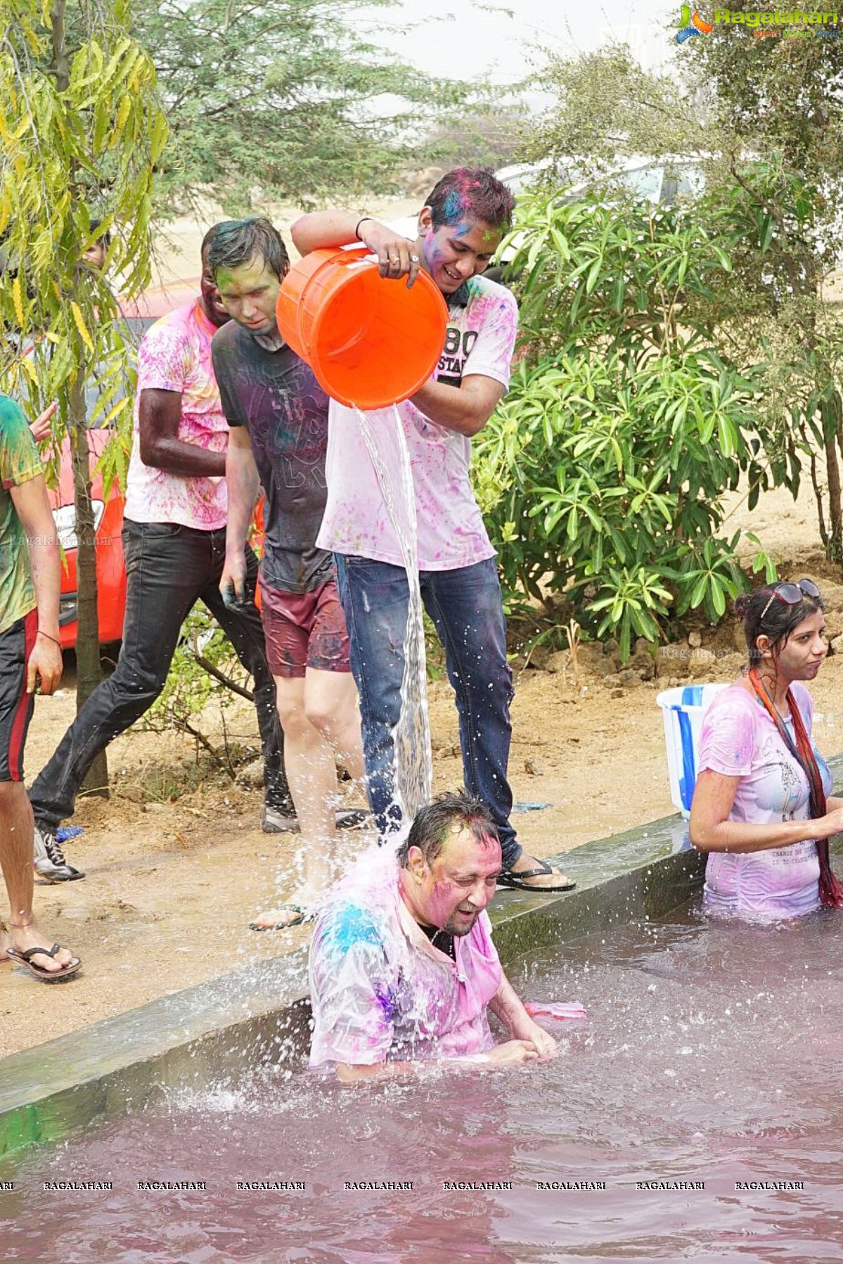 Holi Celebrations 2015 at Bhoot Bhavan, Hyderabad