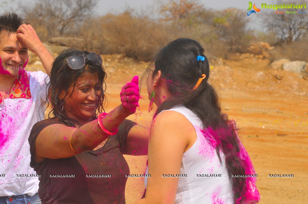 Holi Celebrations 2015 at Bhoot Bhavan, Hyderabad