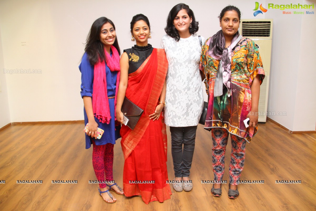 Being in her shoes at Kalakriti Art Gallery, Hyderabad