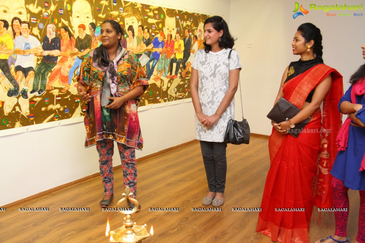 Being in her shoes at Kalakriti Art Gallery, Hyderabad