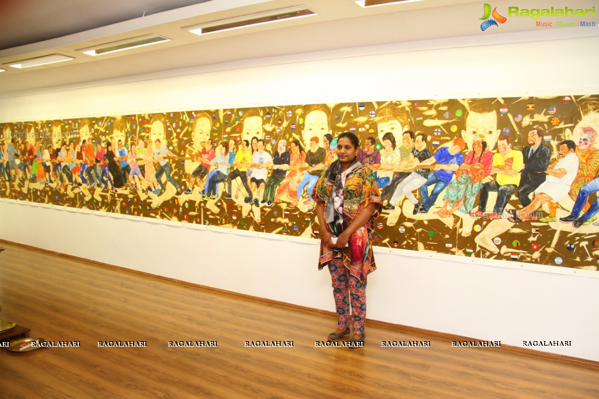 Being in her shoes at Kalakriti Art Gallery, Hyderabad