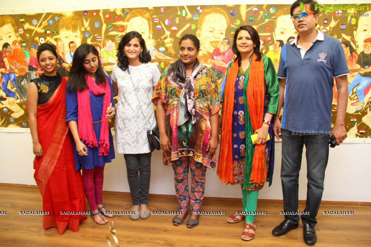 Being in her shoes at Kalakriti Art Gallery, Hyderabad