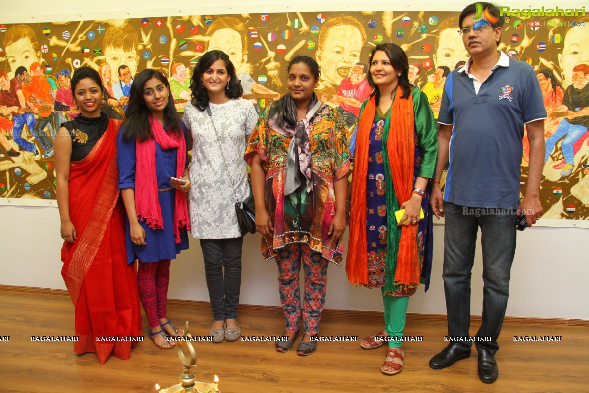 Being in her shoes at Kalakriti Art Gallery, Hyderabad