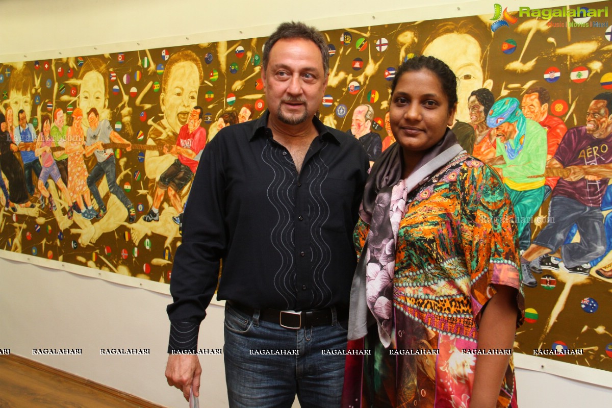 Being in her shoes at Kalakriti Art Gallery, Hyderabad