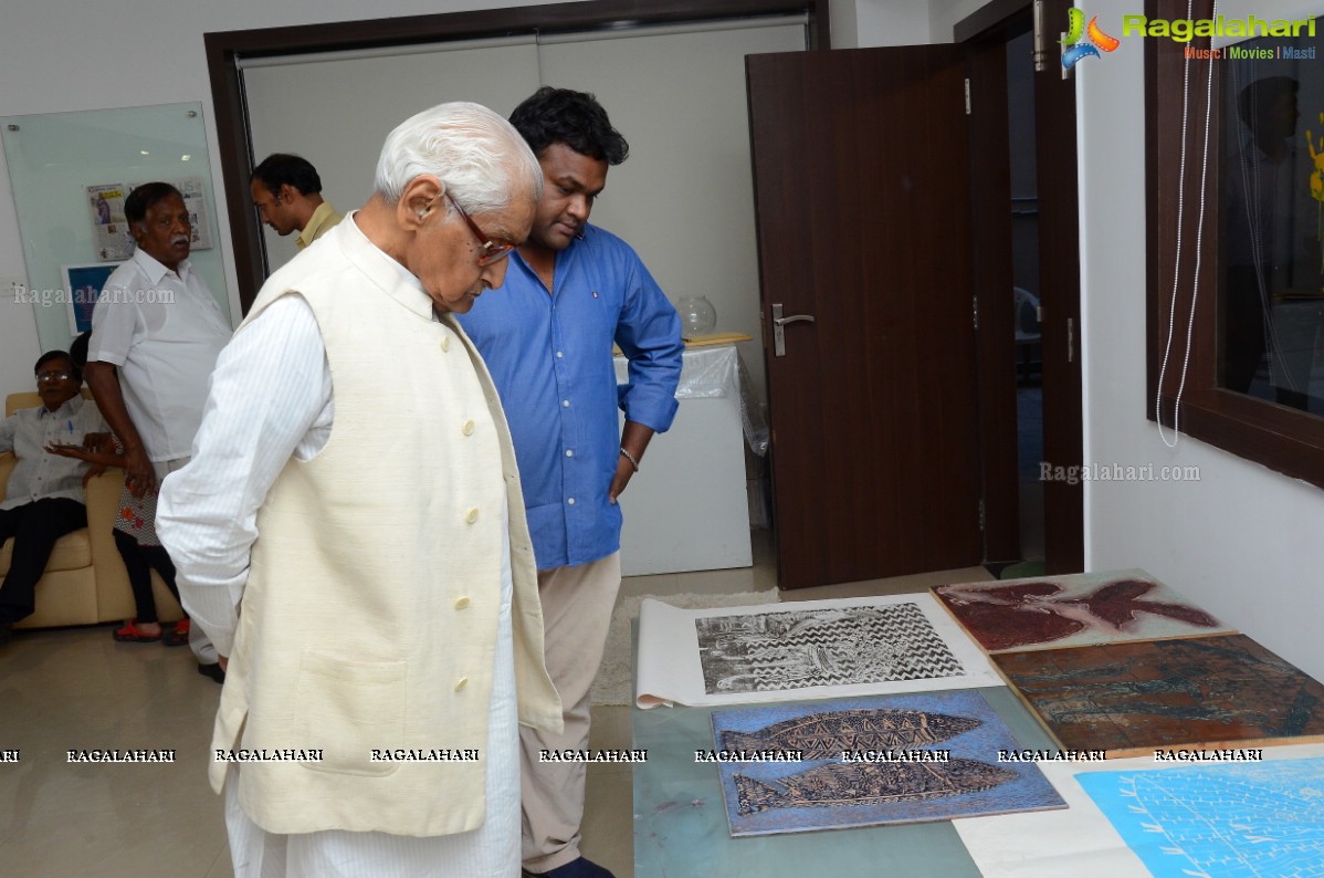 Woodcut Art Exhibition at DHI Art Space, Hyderabad