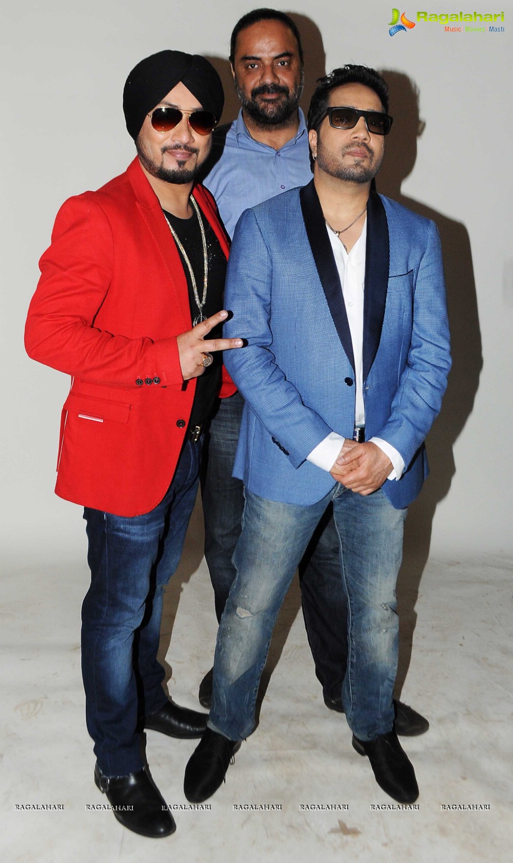 Singer Dilbagh Singh at the photoshoot of album 'BottomsUp' by House of Cheers with Mika Singh