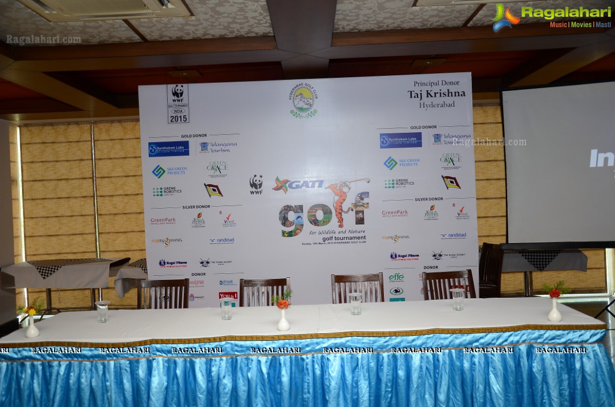 WWF-GATI Golf Tournament Press Meet, Hyderabad