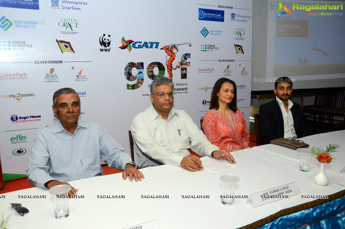 WWF-GATI Golf Tournament Press Meet, Hyderabad