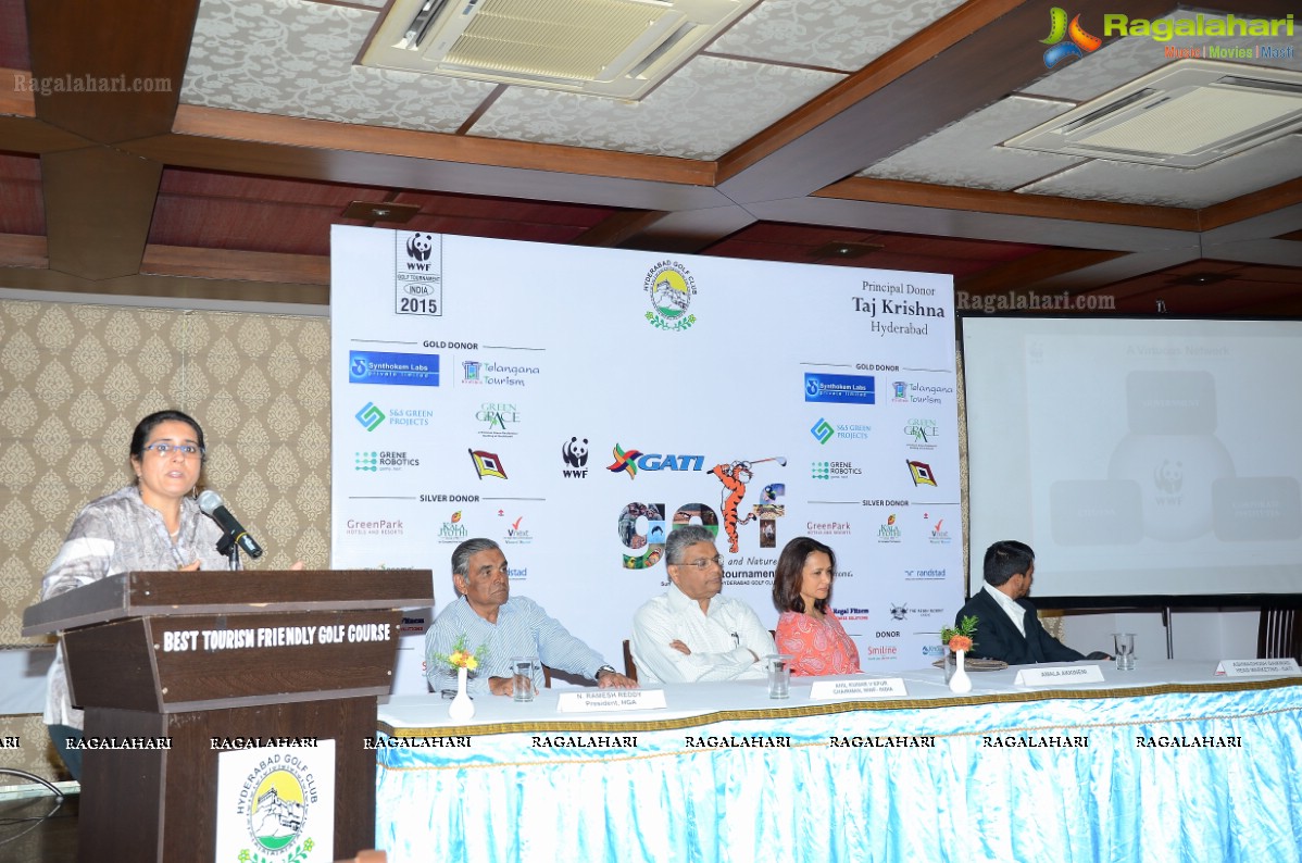 WWF-GATI Golf Tournament Press Meet, Hyderabad