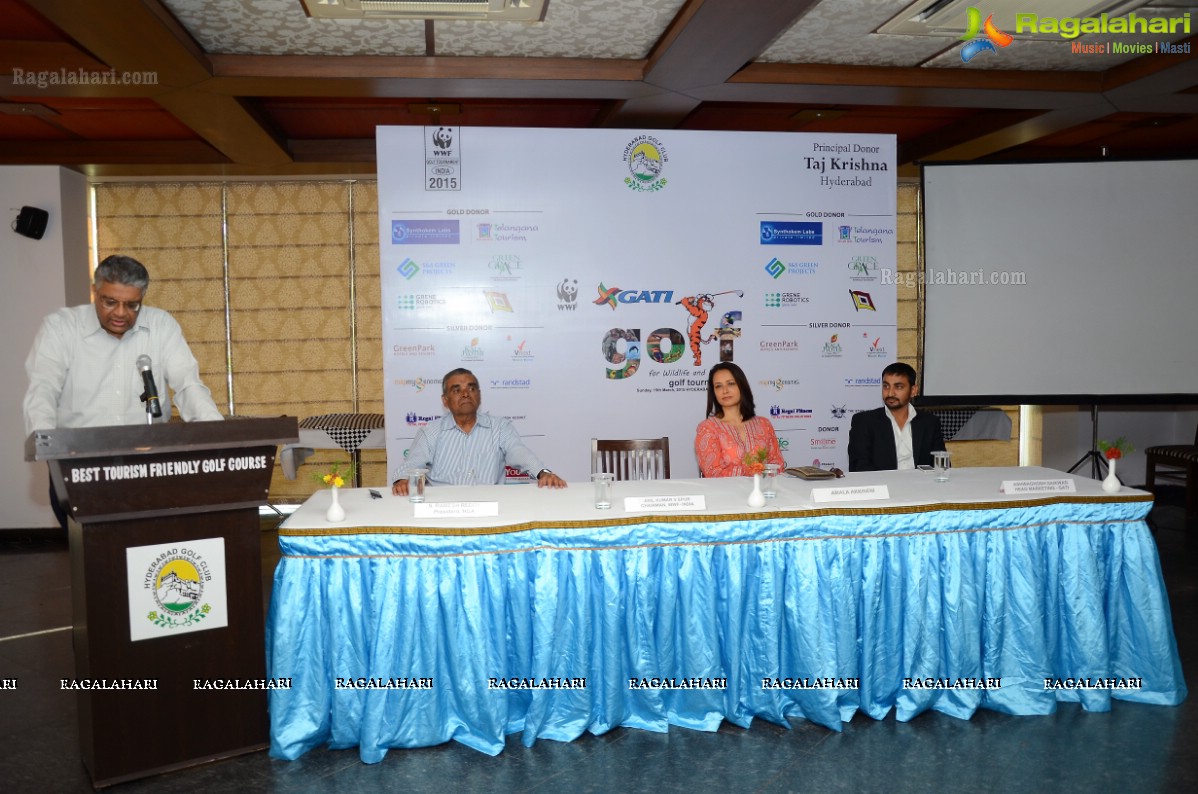 WWF-GATI Golf Tournament Press Meet, Hyderabad