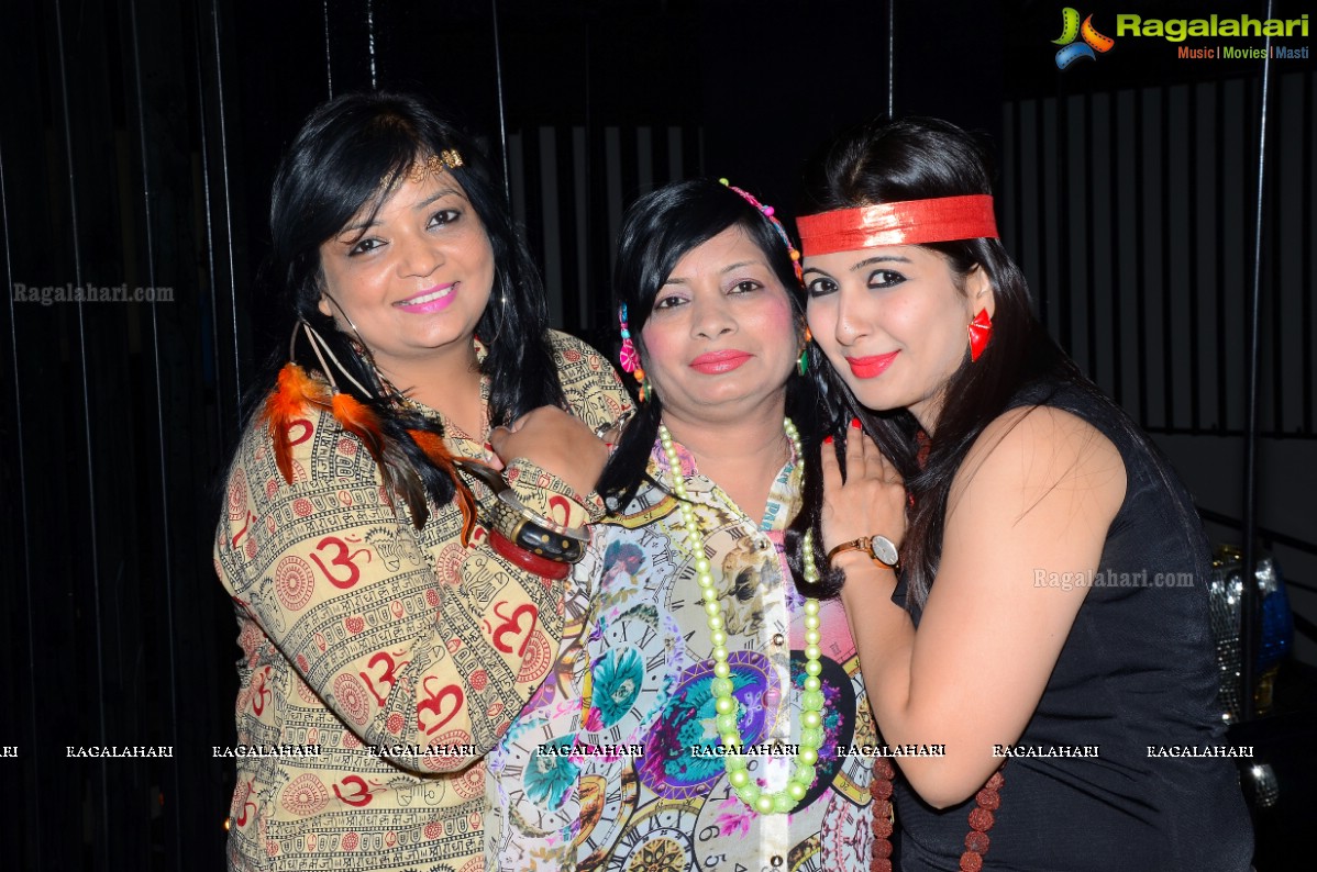 Lions Club of Hyderabad Petals - Retro Style Event with Hare Rama Hare Krishna Theme