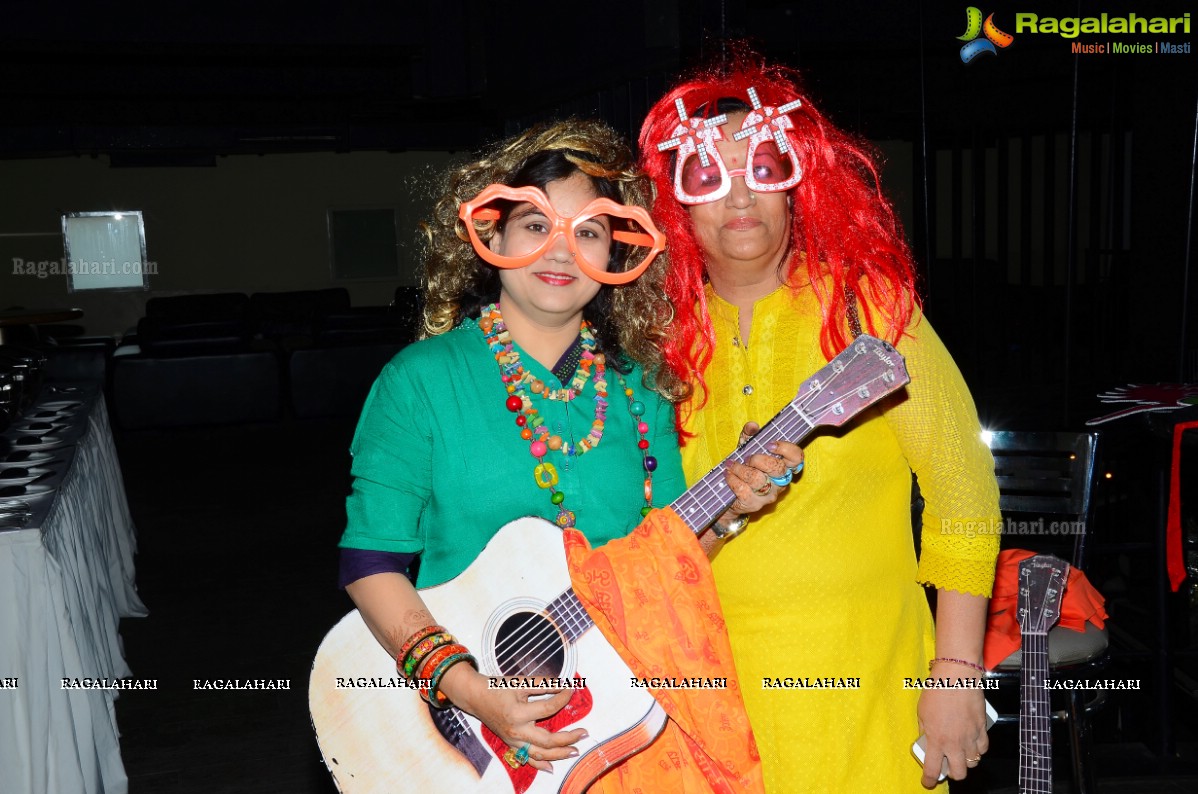 Lions Club of Hyderabad Petals - Retro Style Event with Hare Rama Hare Krishna Theme