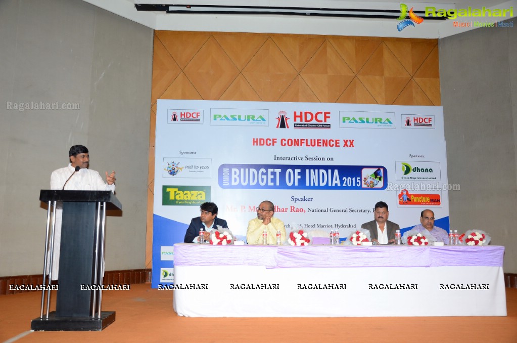 HDCF Confluence XX Interactive Session on Union Budget of India 2015