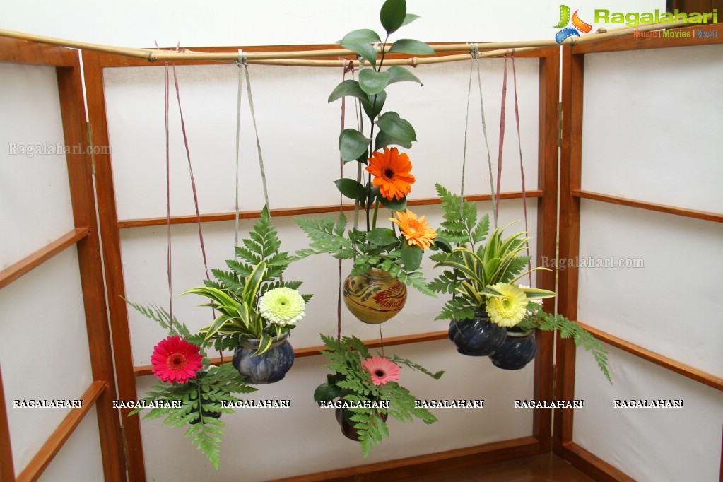 Khushi Ke Rang, Phoolon Ke Sang by Ikebana International Hyderabad Chapter #250