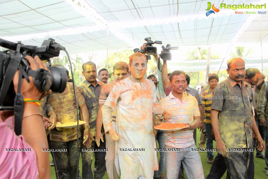 Holi Celebrations 2015 by Governor Narasimhan