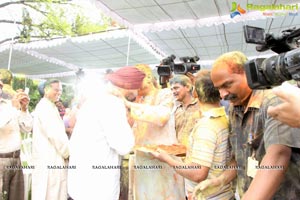 Governor Narasimhan Holi Celebrations