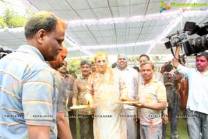 Governor Narasimhan Holi Celebrations