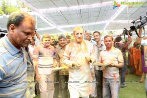 Governor Narasimhan Holi Celebrations