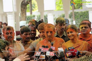 Governor Narasimhan Holi Celebrations