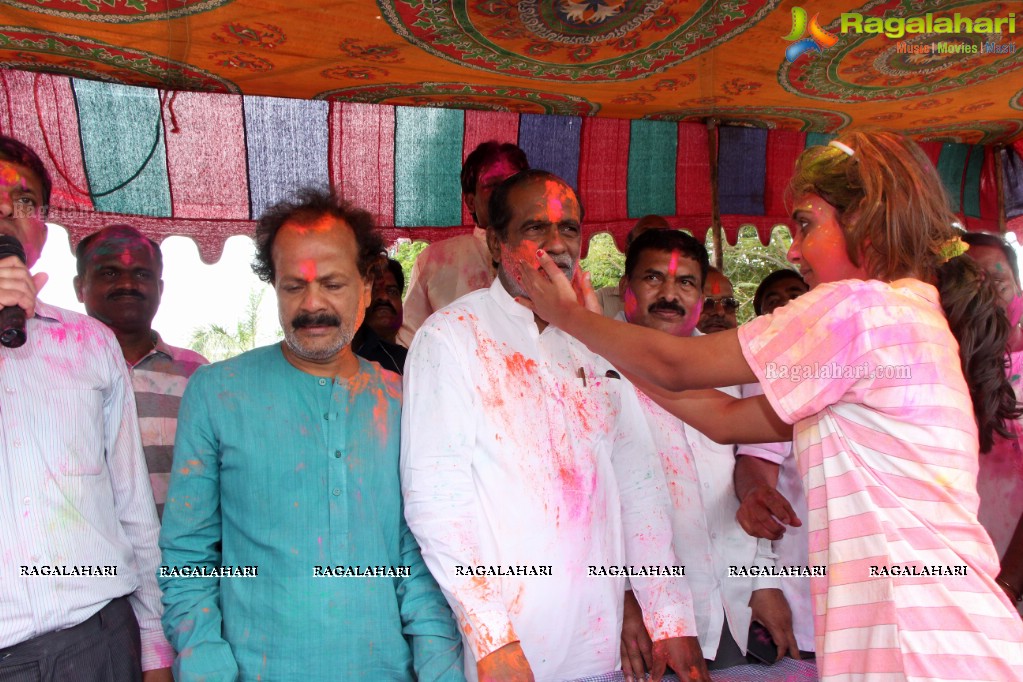 Indira Park Walkers Association Holi Celebrations 2015, Hyderabad