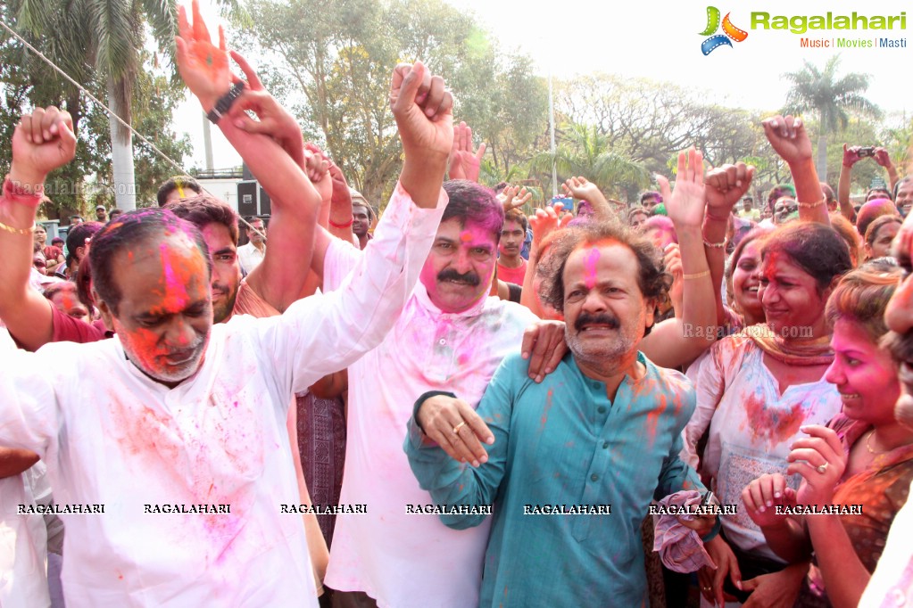 Indira Park Walkers Association Holi Celebrations 2015, Hyderabad