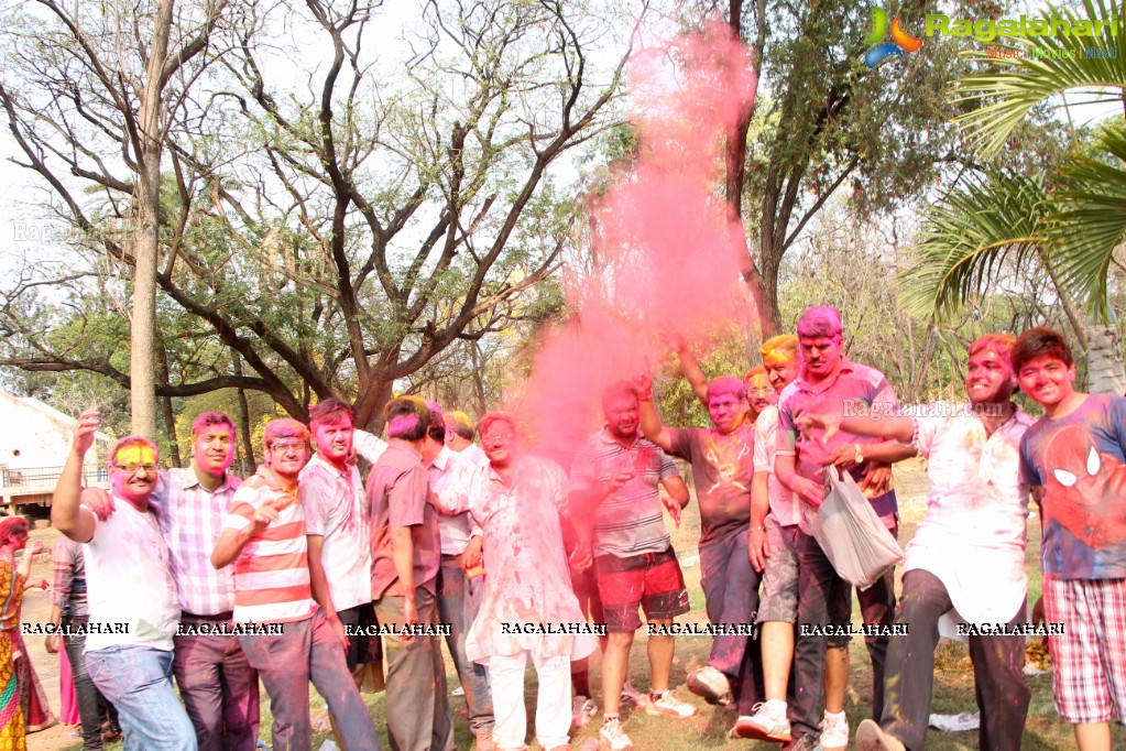 Indira Park Walkers Association Holi Celebrations 2015, Hyderabad