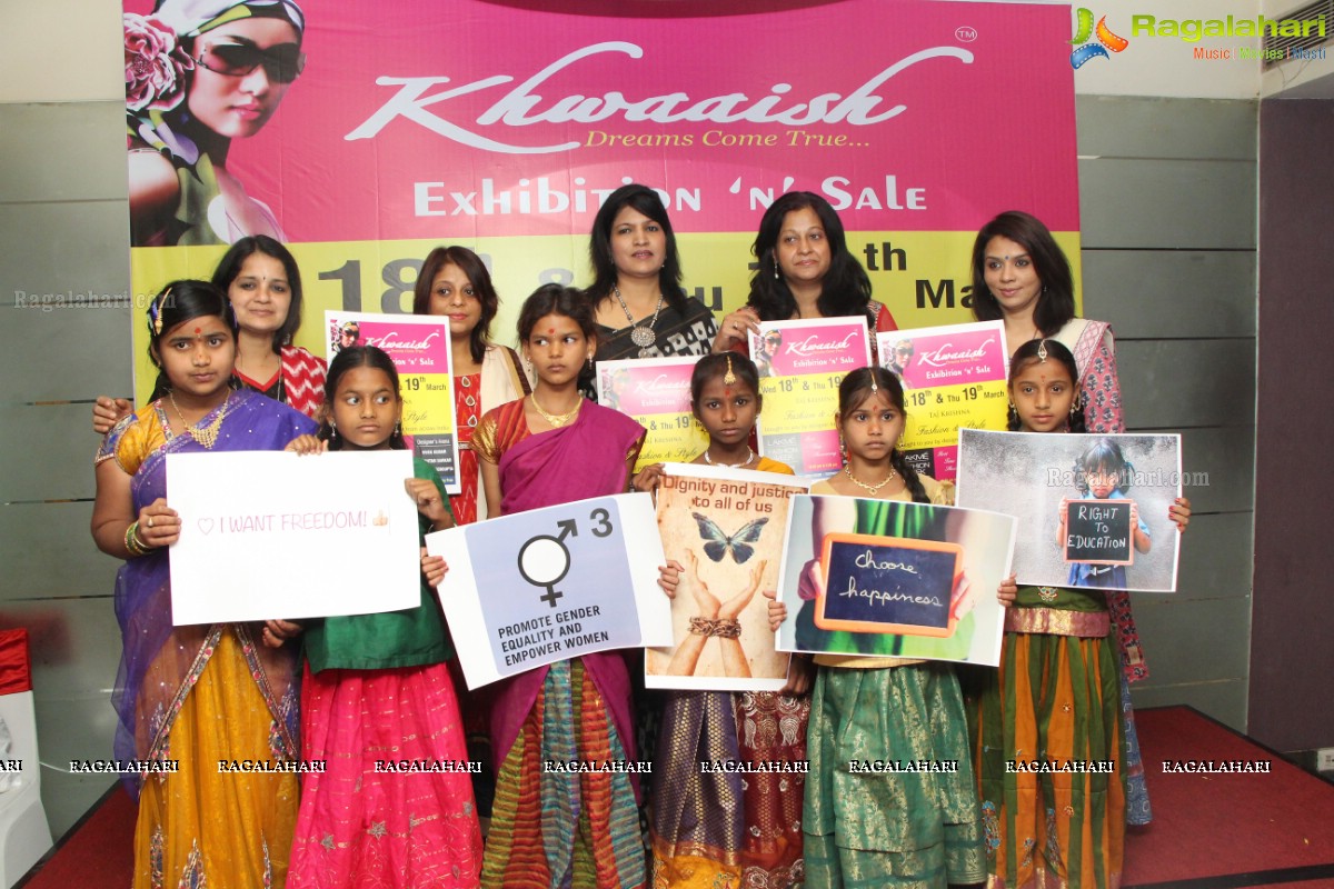 Khwaaish Designer Exhibition March 2015 Curtain Raiser