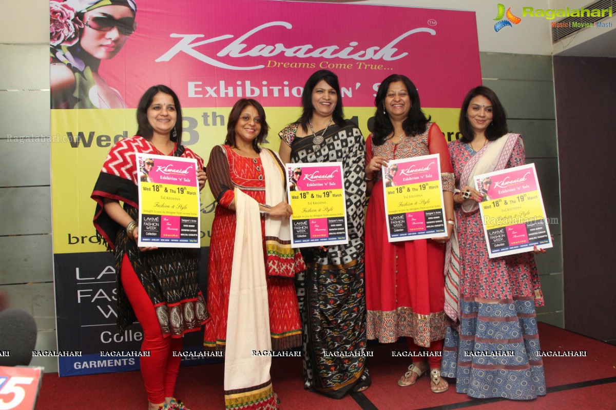 Khwaaish Designer Exhibition March 2015 Curtain Raiser