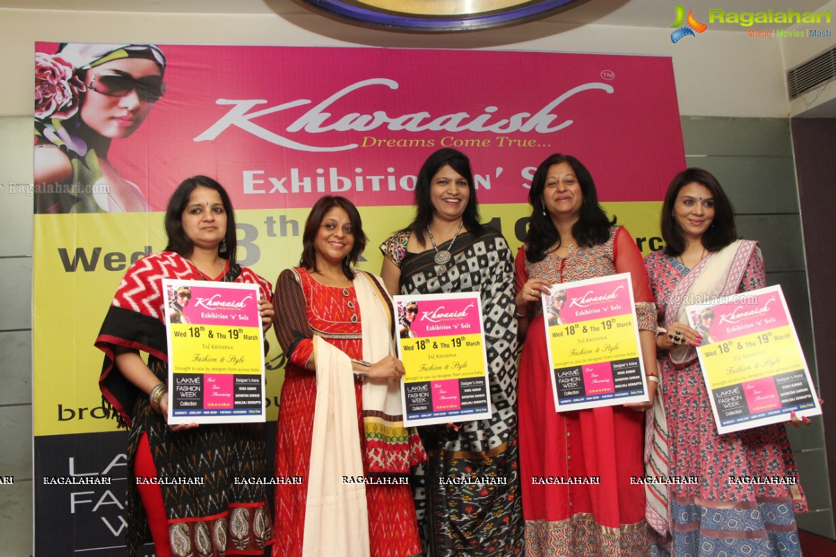 Khwaaish Designer Exhibition March 2015 Curtain Raiser