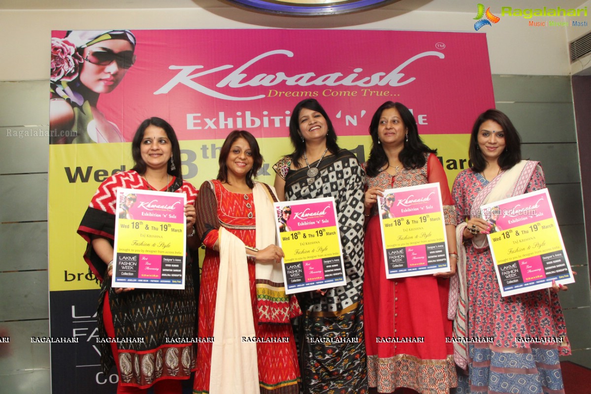 Khwaaish Designer Exhibition March 2015 Curtain Raiser