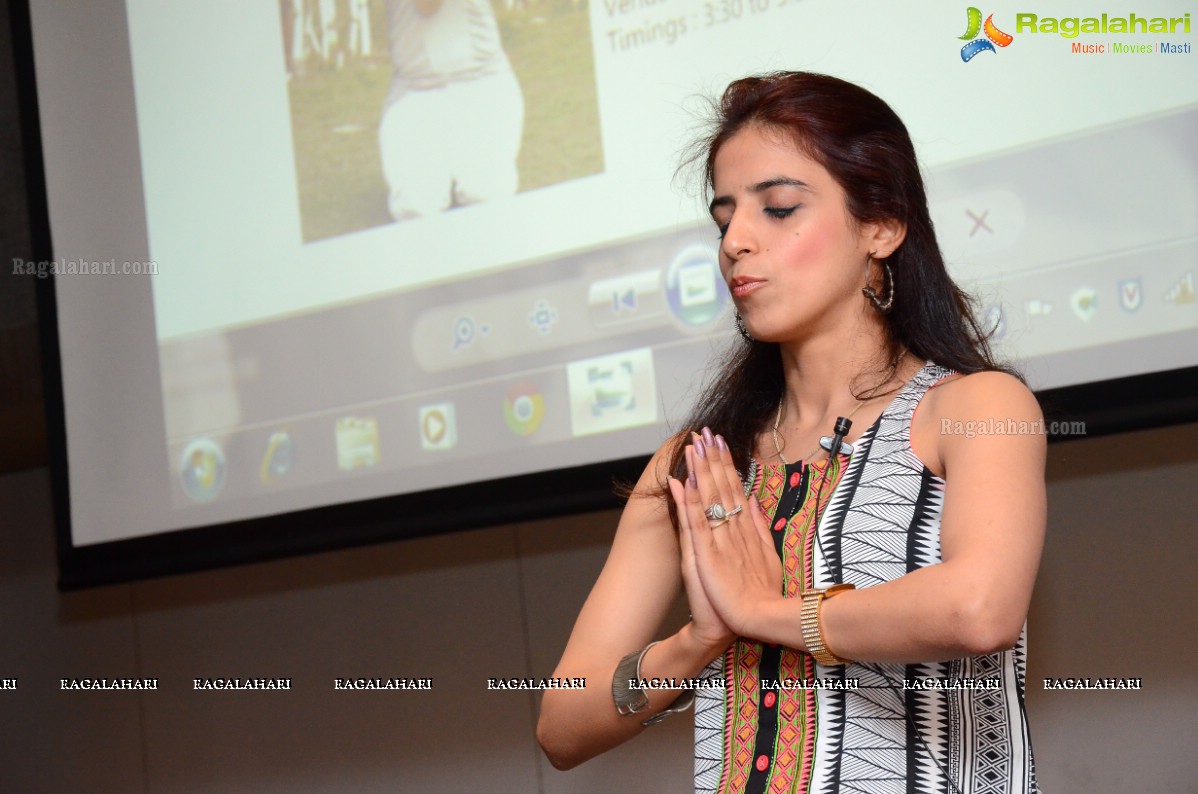 Health Awareness Program Organized by Bina Mehta - A Workshop on Face Yoga with Mansi Gulati