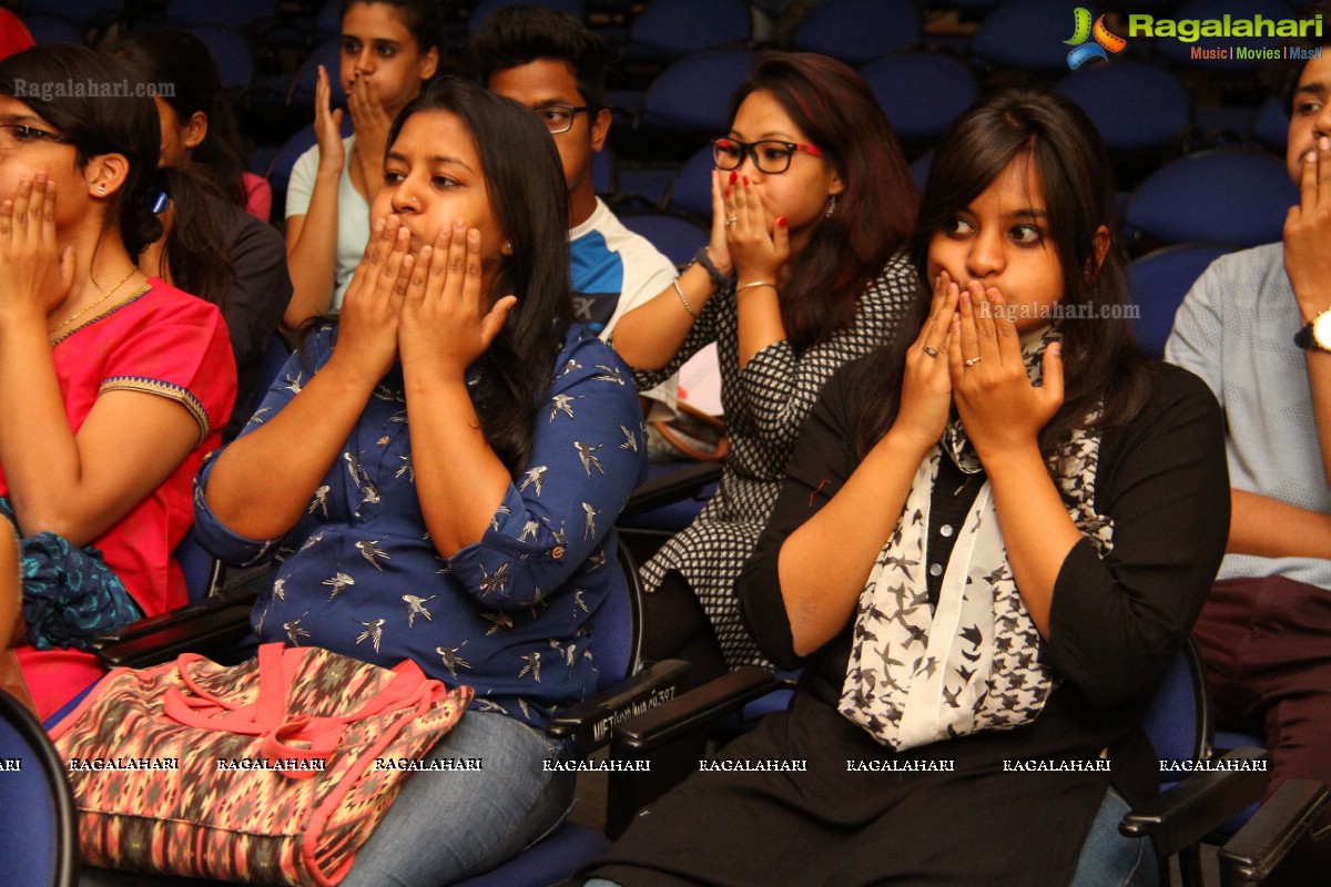 Mansi Gulati's Face Yoga Talk Show at NIFT, Hyderabad