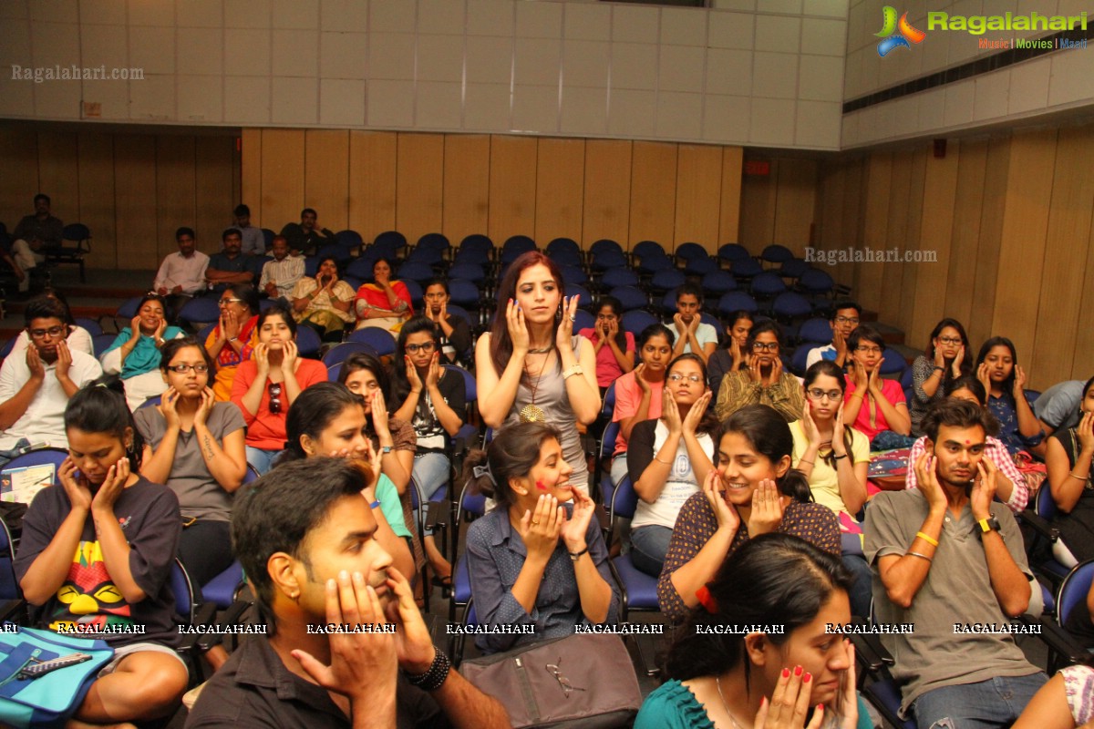 Mansi Gulati's Face Yoga Talk Show at NIFT, Hyderabad