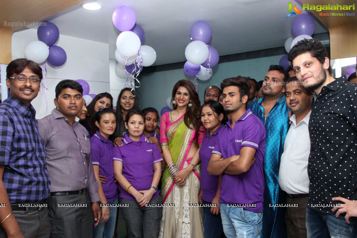Shraddha Das launches Nautrals Salon & Spa at Banjara Hills, Hyderabad