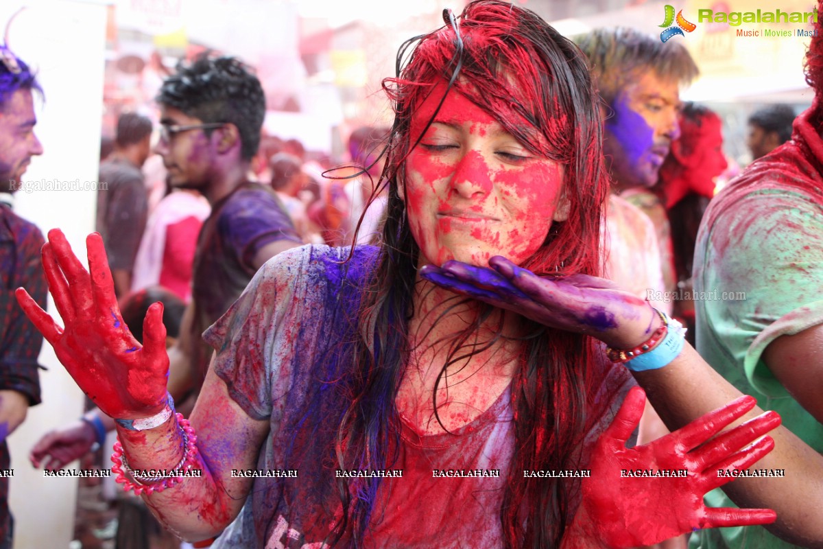 Pitars Holi Hyderabad 2015