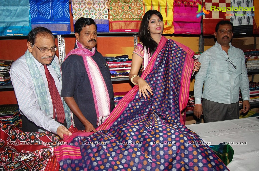 Miss Vizag Shobana Shona Inaugrates Pochampally IKAT Art Mela at Lions Club Visakhapatnam