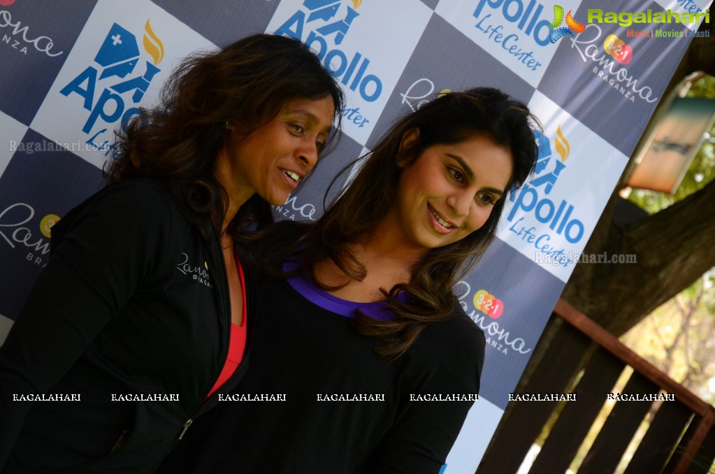 Hollywood's Fitness Expert Ramona Braganza at Apollo Life Centre Hyderabad