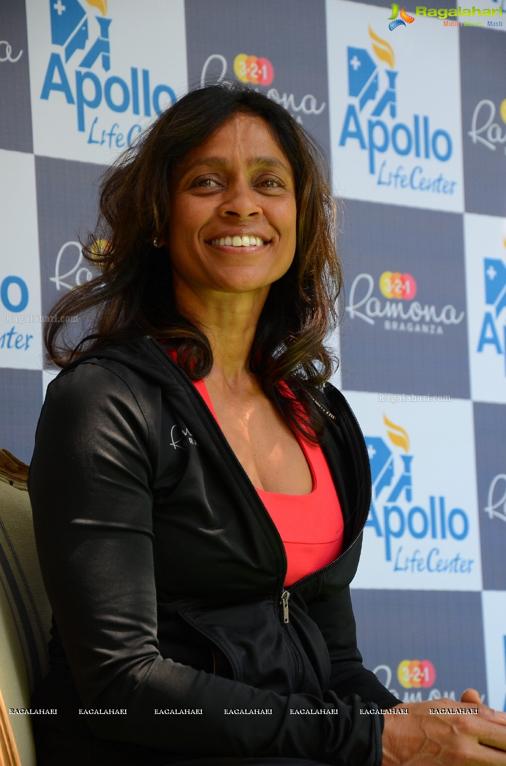 Hollywood's Fitness Expert Ramona Braganza at Apollo Life Centre Hyderabad