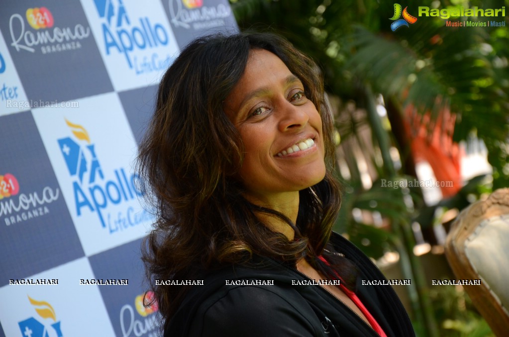 Hollywood's Fitness Expert Ramona Braganza at Apollo Life Centre Hyderabad