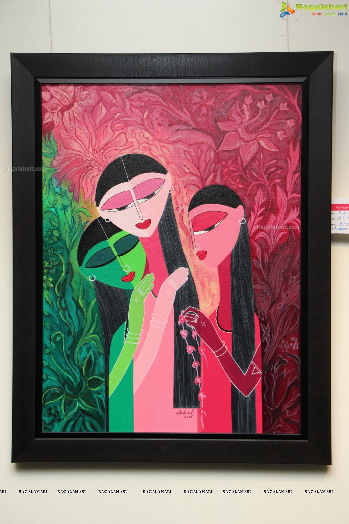 Solo Art Show of Rangoli Garg at Muse Art Gallery, Hyderabad (March 2015)