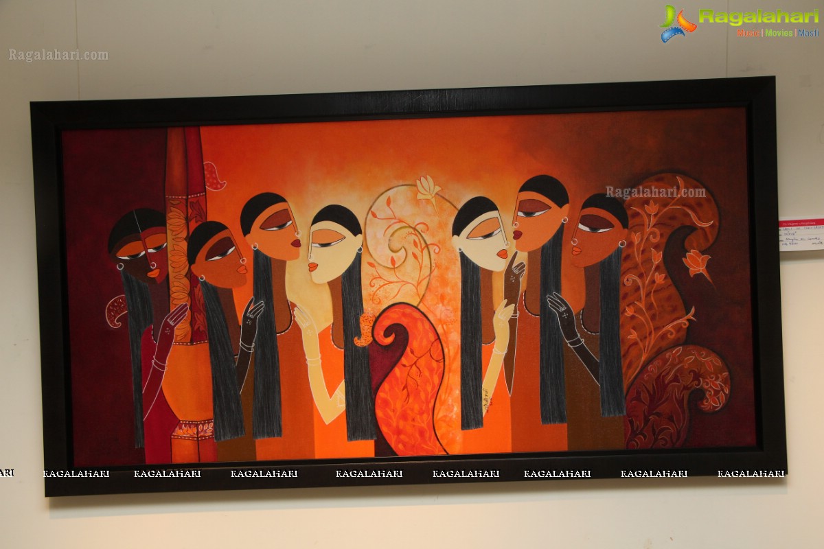 Solo Art Show of Rangoli Garg at Muse Art Gallery, Hyderabad (March 2015)